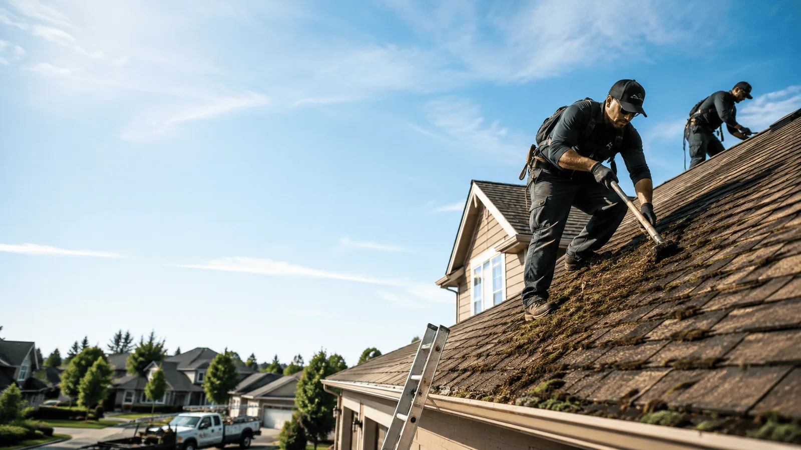 Roof Moss Removal in Stendal, IN near me